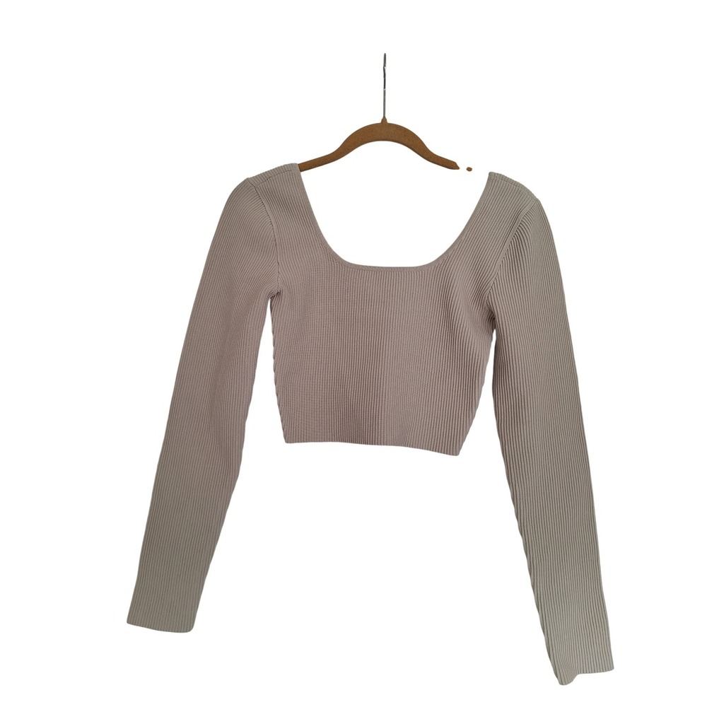 BABATON Sculpt Knit Long Sleeve Top size M. NWT